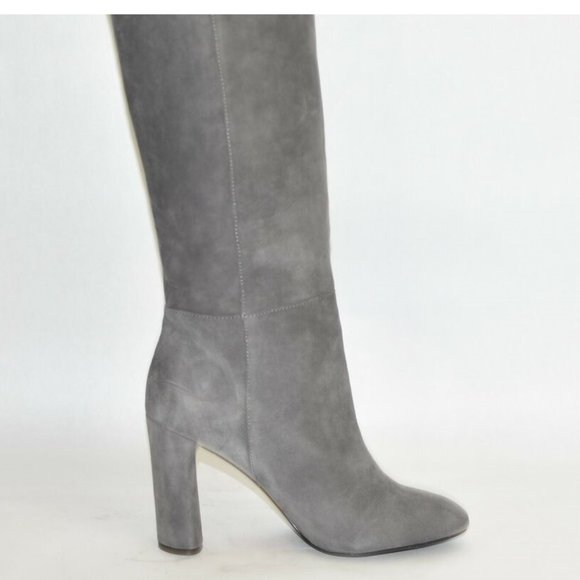 New! VINCE CAMUTO Femmie Tall Shaft Boot Gray Suede Size 9.5 M T45 - Picture 4 of 8